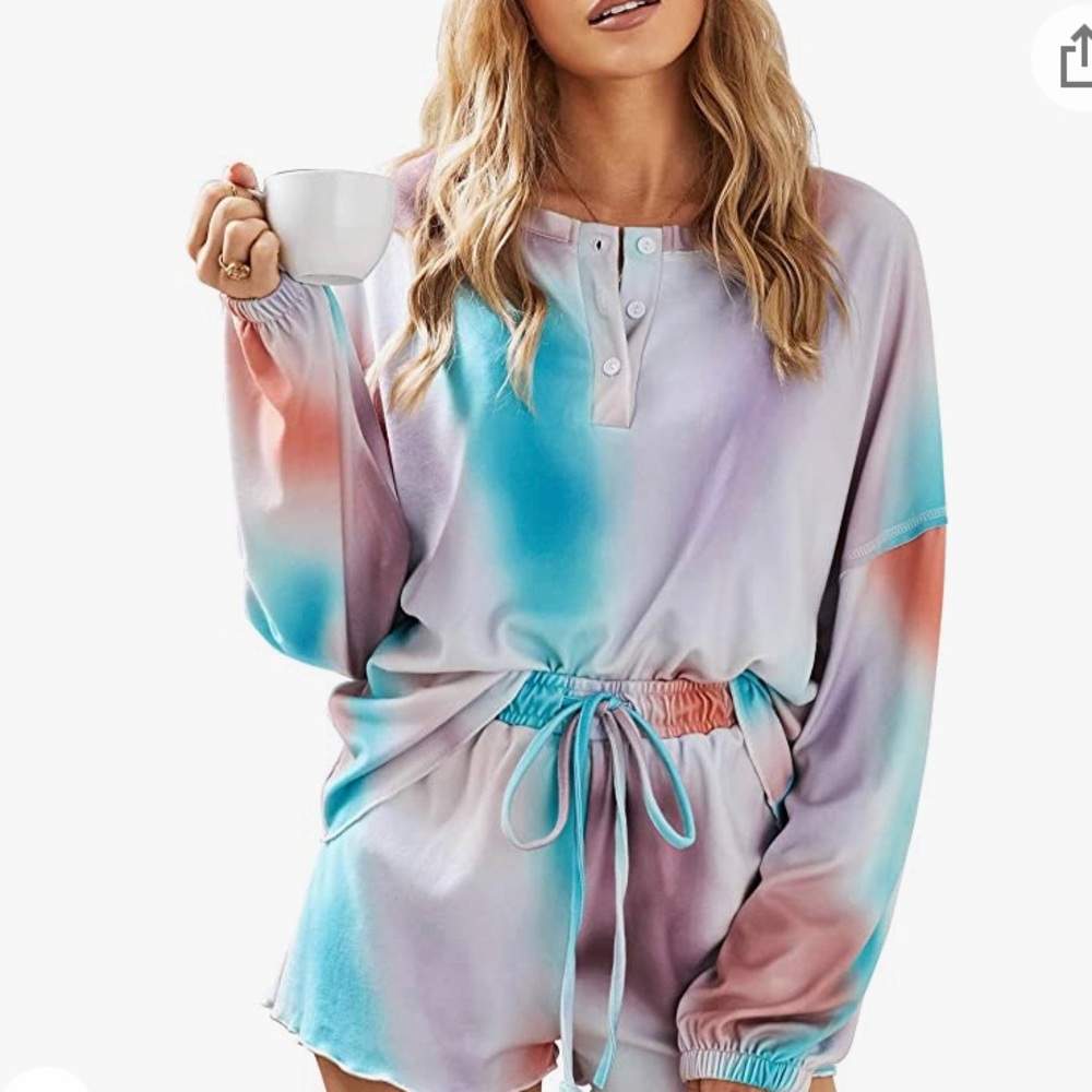 Tie dye loungewear set (2 pc)